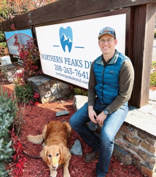 Dr.-Emerson-Godbolt-at-Northern-Peaks-Dental-and-his-dog